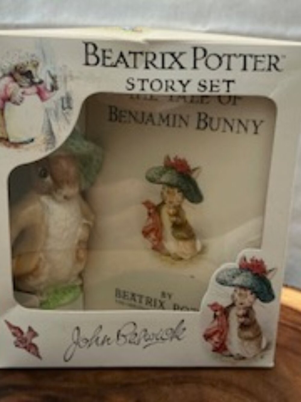 NIB Beatrix Potter Story Set 'The Tale of Benjamin Bunny'